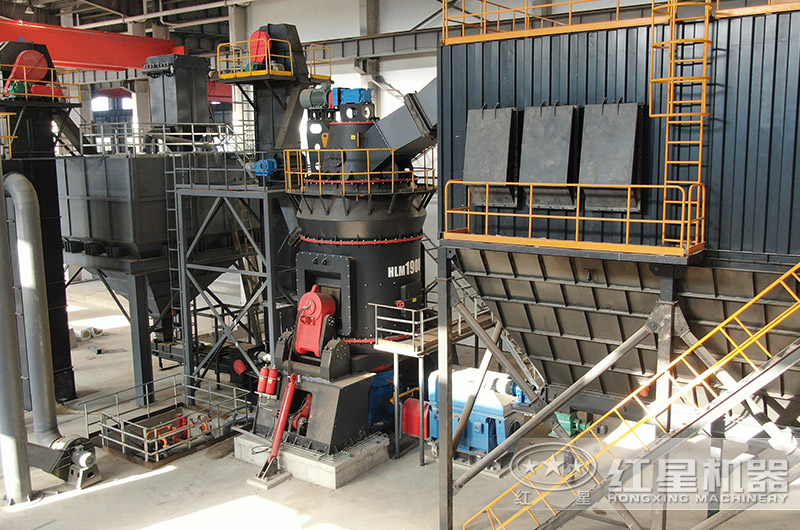 立式磨粉机现场