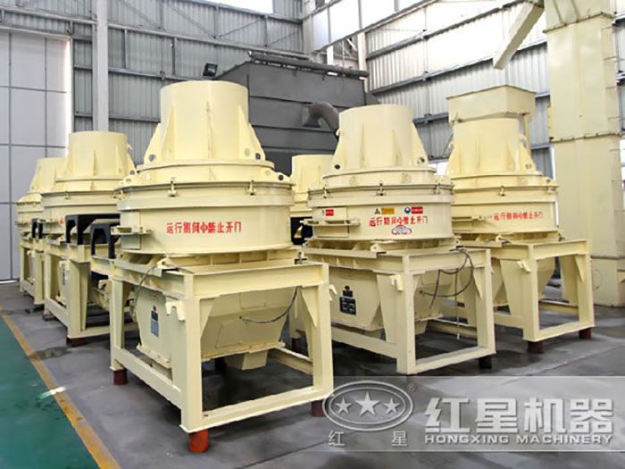 车间摆放的PCL制沙机 车间摆放的PCL制沙机