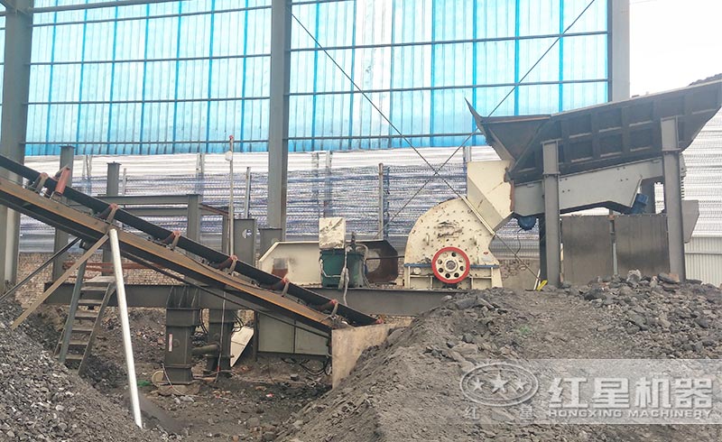 矿渣破碎机现场 矿渣破碎机现场