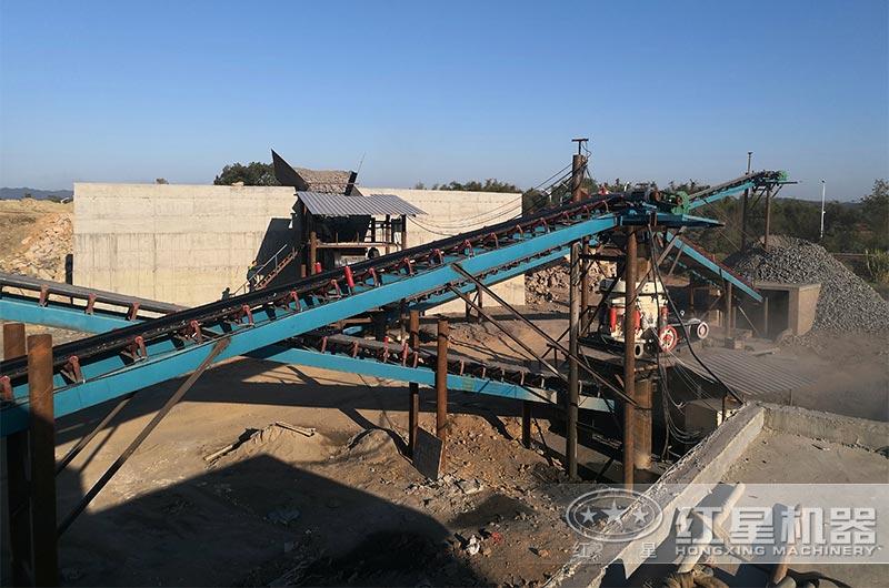 广东风化石制砂生产现场 广东风化石制砂生产现场