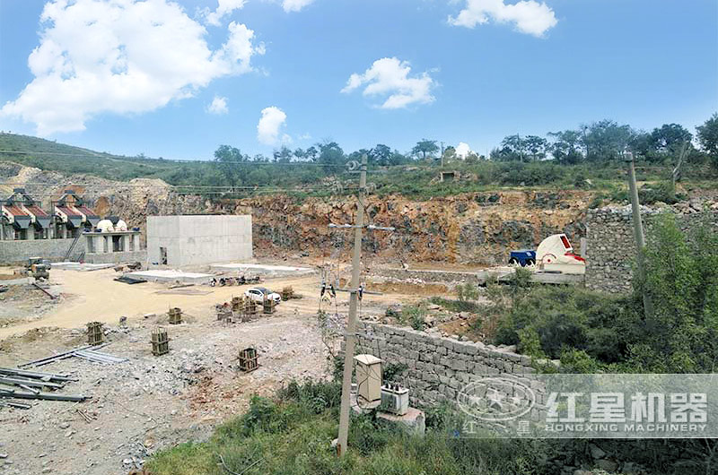 方案③石灰石制砂生产线现场 方案③石灰石制砂生产线现场