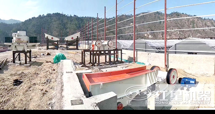 VSI7611制砂机制沙现场