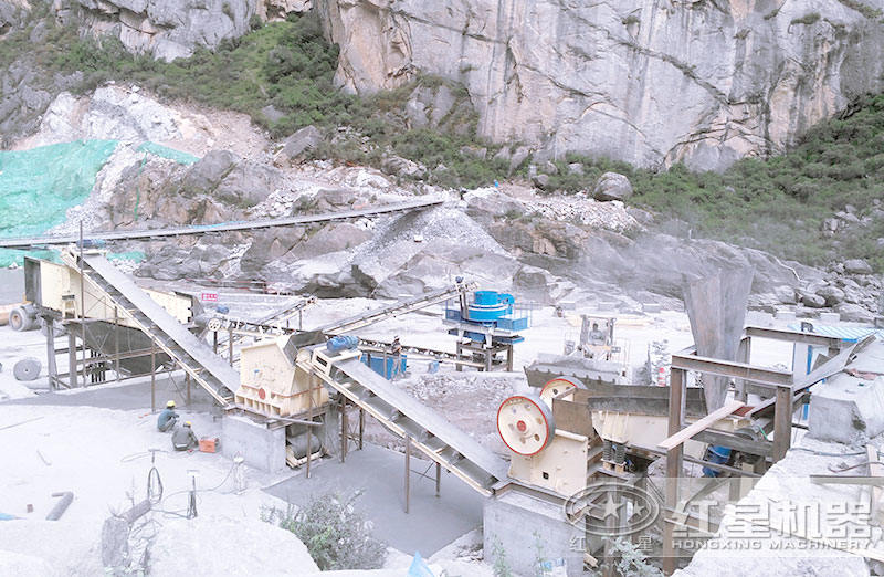 小型反击碎石机配置制沙生产线 小型反击碎石机配置制沙生产线