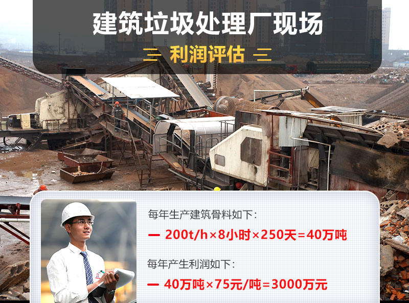处理建筑垃圾每年利润分析 处理建筑垃圾每年利润分析