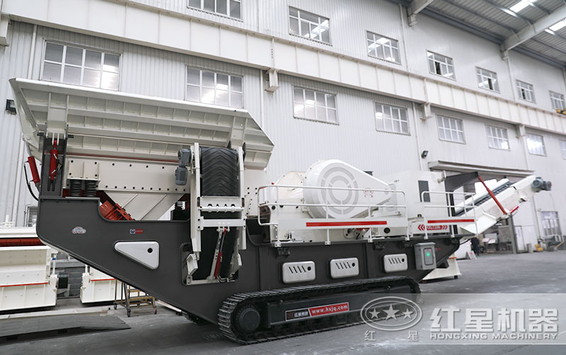 移动碎石粉沙机 移动碎石粉沙机