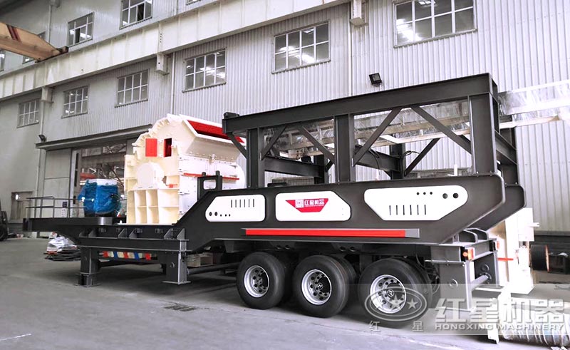 轮胎式移动破碎站 轮胎式移动破碎站