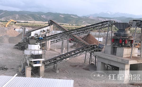 红星制砂生产线客户现场 红星制砂生产线客户现场
