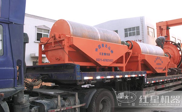 红星机器磁选机发货图 红星机器磁选机发货图