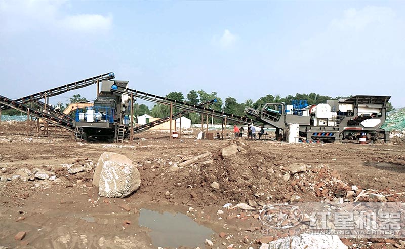 建筑垃圾处理设备—移动颚破+移动反击破 建筑垃圾处理设备—移动颚破+移动反击破