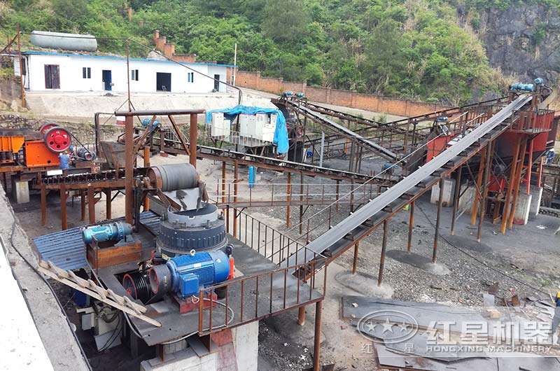 石子生产线现场 石子生产线现场