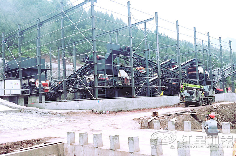 广元客户环保现场，正在建设中