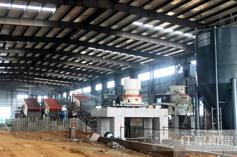 闭路破碎生产线，破碎筛分现场