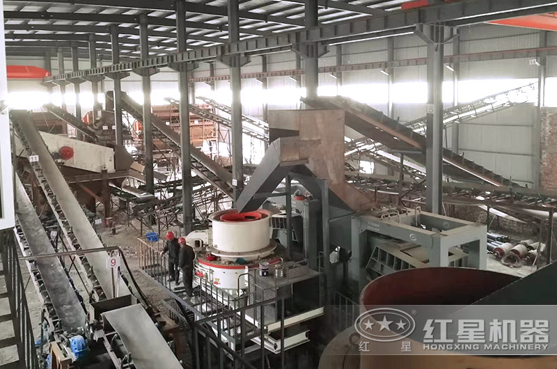 封闭式环保生产线实拍 封闭式环保生产线实拍