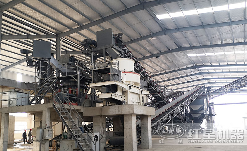 制砂生产线现场 制砂生产线现场