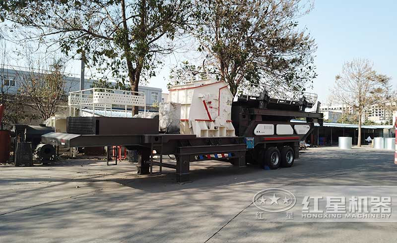 小型移动反击式碎石机 小型移动反击式碎石机