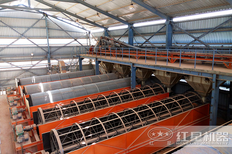 滚筒筛沙机现场 滚筒筛沙机现场