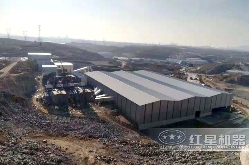 广西时产600吨精品砂石生产线现场 广西时产600吨精品砂石生产线现场