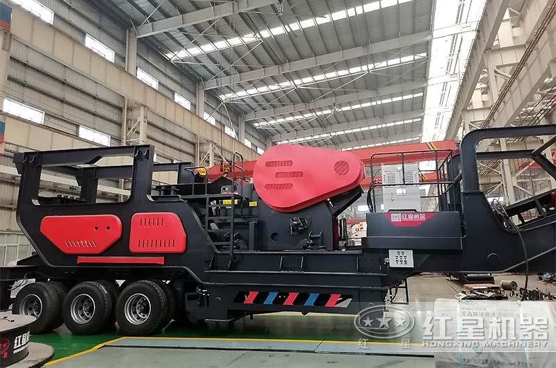 建筑垃圾移动颚式破碎站 建筑垃圾移动颚式破碎站