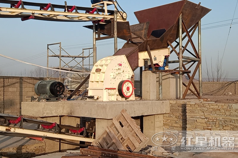 江苏淮安时产100吨石头破碎生产线