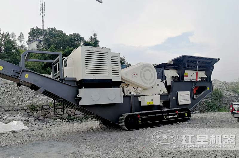 移动石子破碎站 移动石子破碎站