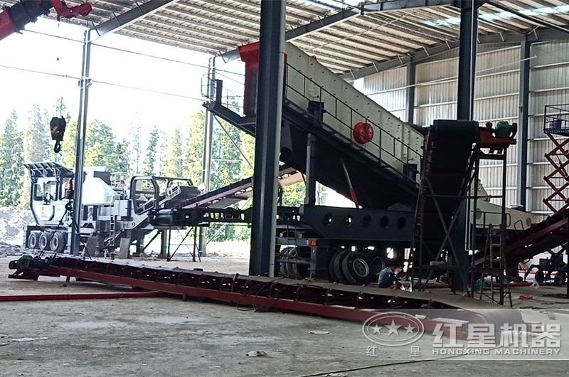 建筑垃圾破碎处理设备现场 建筑垃圾破碎处理设备现场