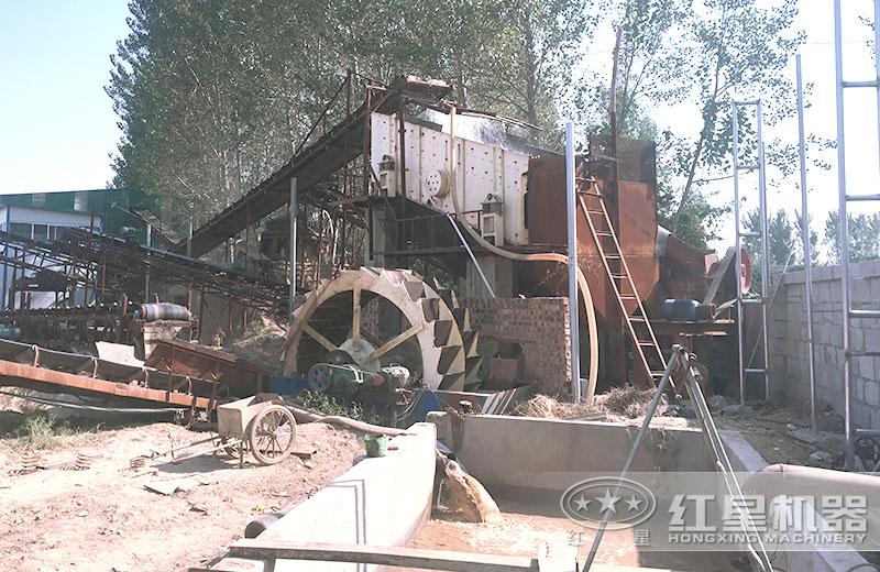 红星洗砂现场展示 红星洗砂现场展示