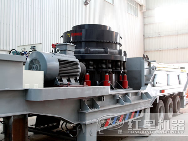 200tph移动圆锥破碎机厂区图 200tph移动圆锥破碎机厂区图