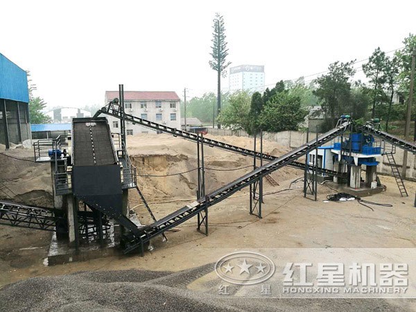 砂石生产线---红星客户现场 砂石生产线---红星客户现场