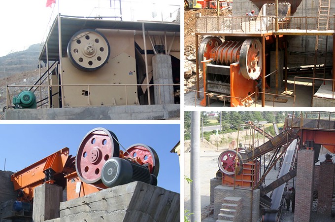 PE颚式破碎机现在作业图 PE颚式破碎机现在作业图