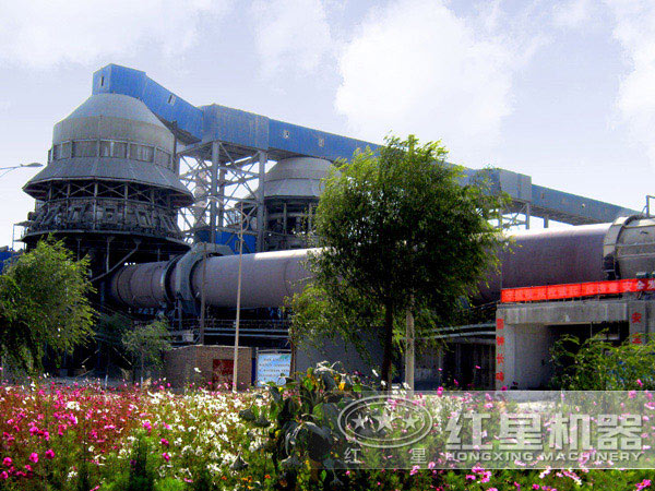 回转窑现场作业图 回转窑现场作业图