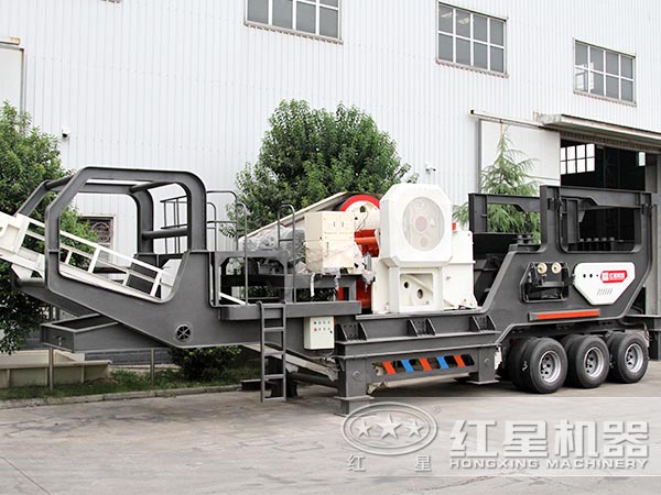 流动颚破石块加工机 流动颚破石块加工机