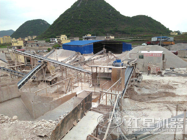 制砂生产线现场 制砂生产线现场