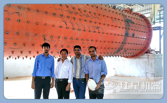 印度球磨机客户现场 印度球磨机客户现场