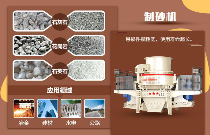 制砂设备应用范围 制砂设备应用范围