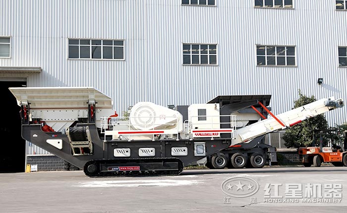 履带设计的移动破碎站 履带设计的移动破碎站