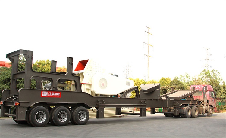 红星石灰石移动式破碎机发货了 红星石灰石移动式破碎机发货了