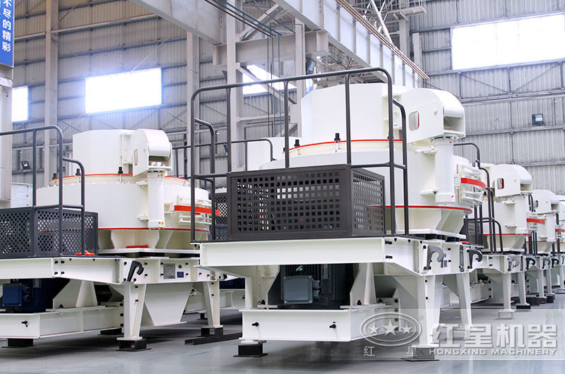 红星鹅卵石制沙机车间展示 红星鹅卵石制沙机车间展示