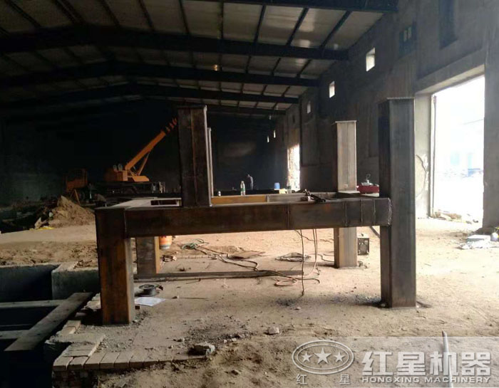 支撑架焊接现场 支撑架焊接现场