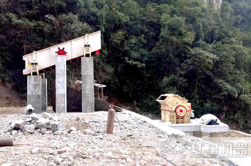 细碎机安装现场 细碎机安装现场