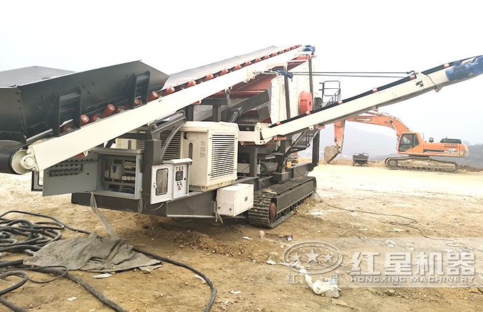 履带粉碎机现场 履带粉碎机现场