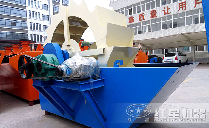 单轮斗式小型洗砂机