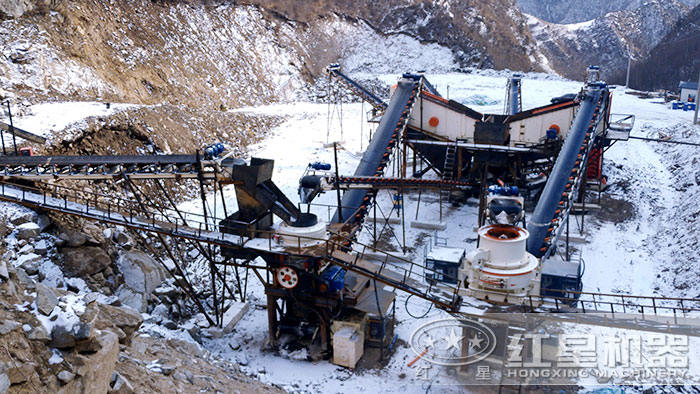 碎石场建立的制砂生产线 碎石场建立的制砂生产线