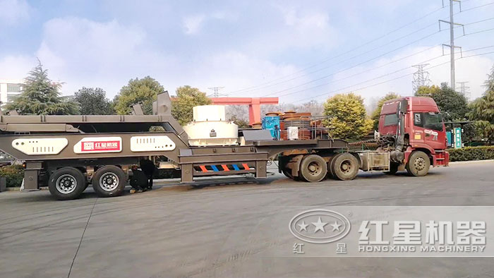 移动式沙子生产设备直接拉到现场