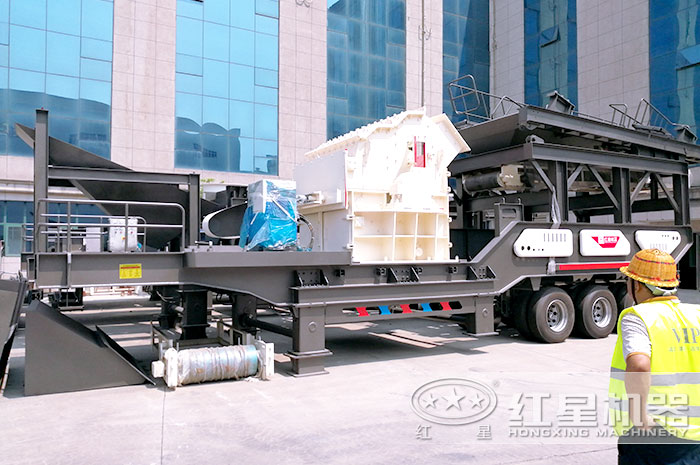 轮胎移动制砂机设备 轮胎移动制砂机设备