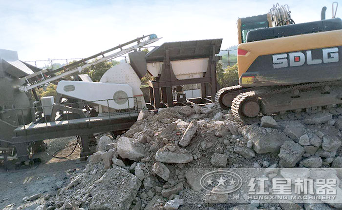 移动锤式破碎机 移动锤式破碎机