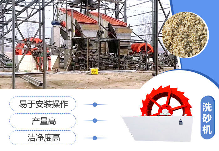 洗砂机现场 洗砂机现场